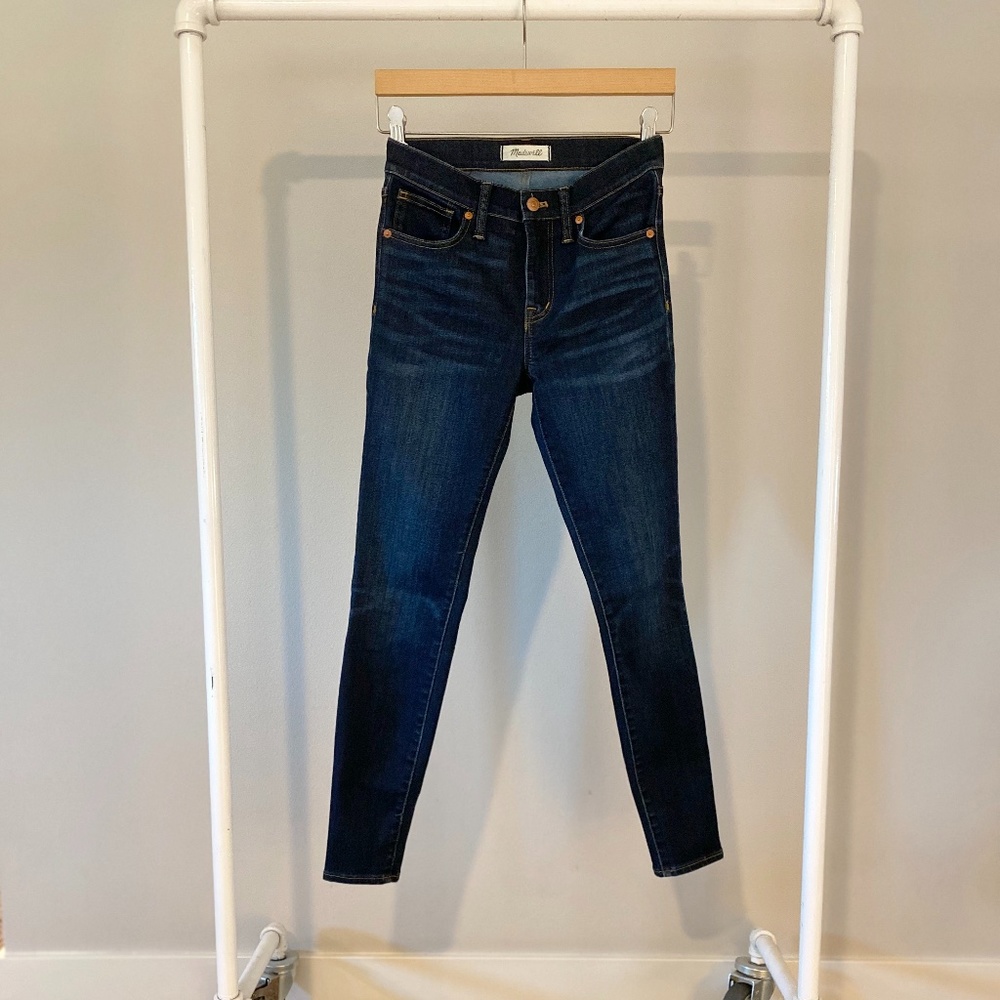 Madewell 9" High Rise Skinny in Larkspur